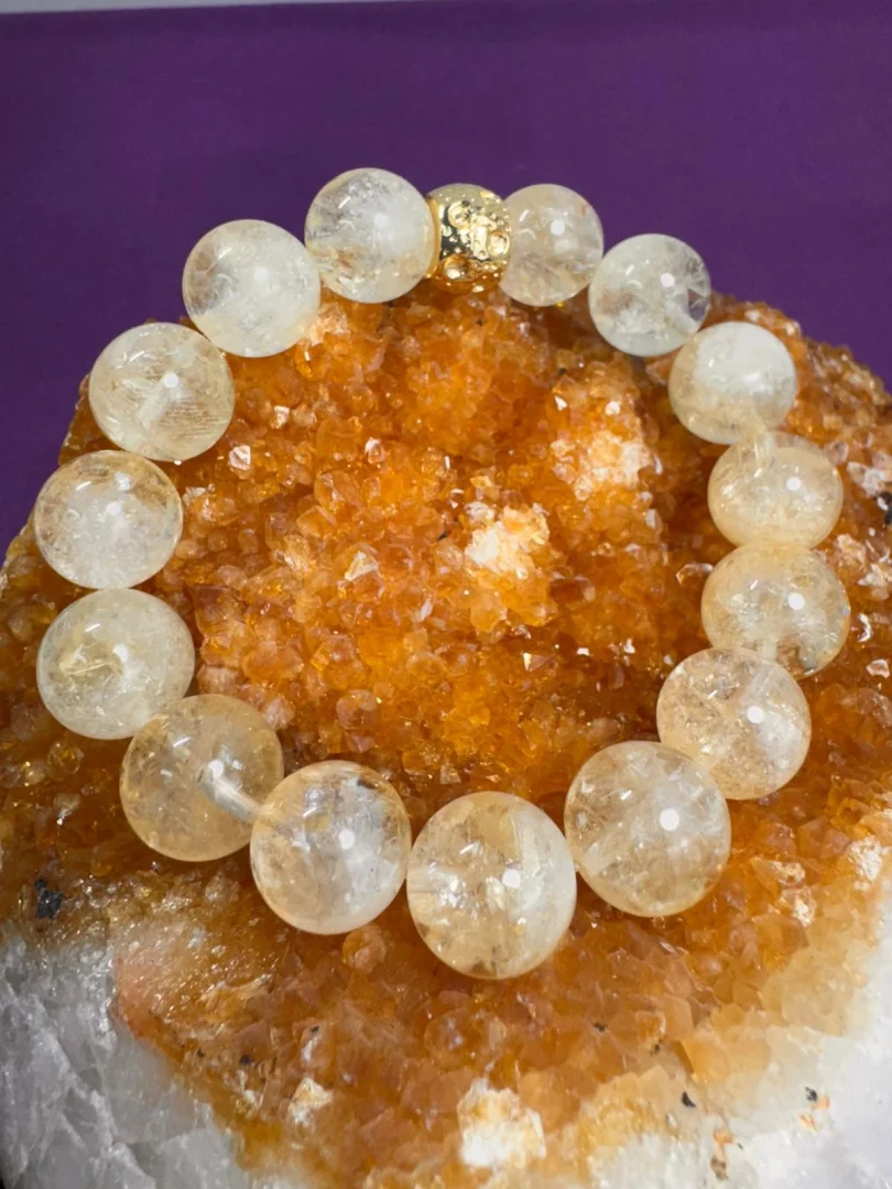 Bolluk Bereket Anahtarı Sitrin Bileklik - 1