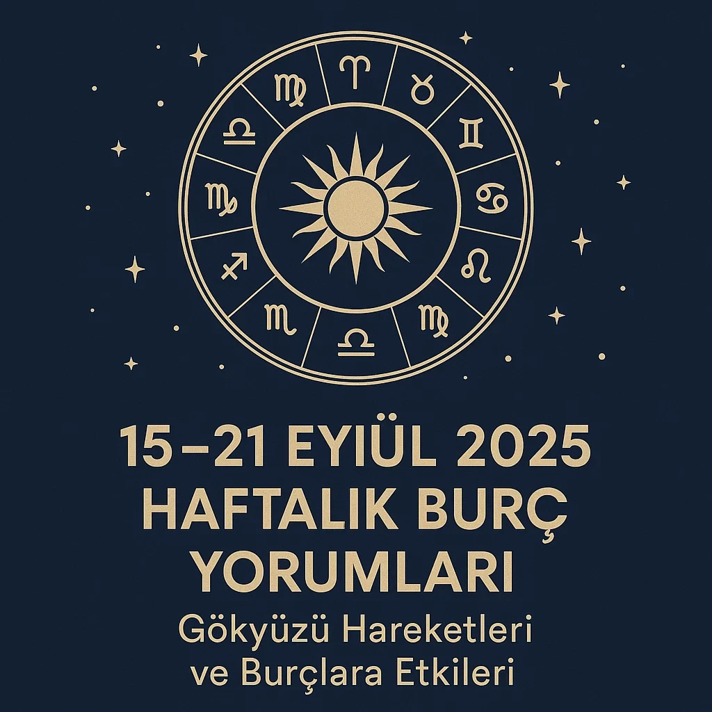 15–21 Eylül 2025 Haftalık Burç Yorumları: Gökyüzü Hareketleri ve Burçlara Etkileri