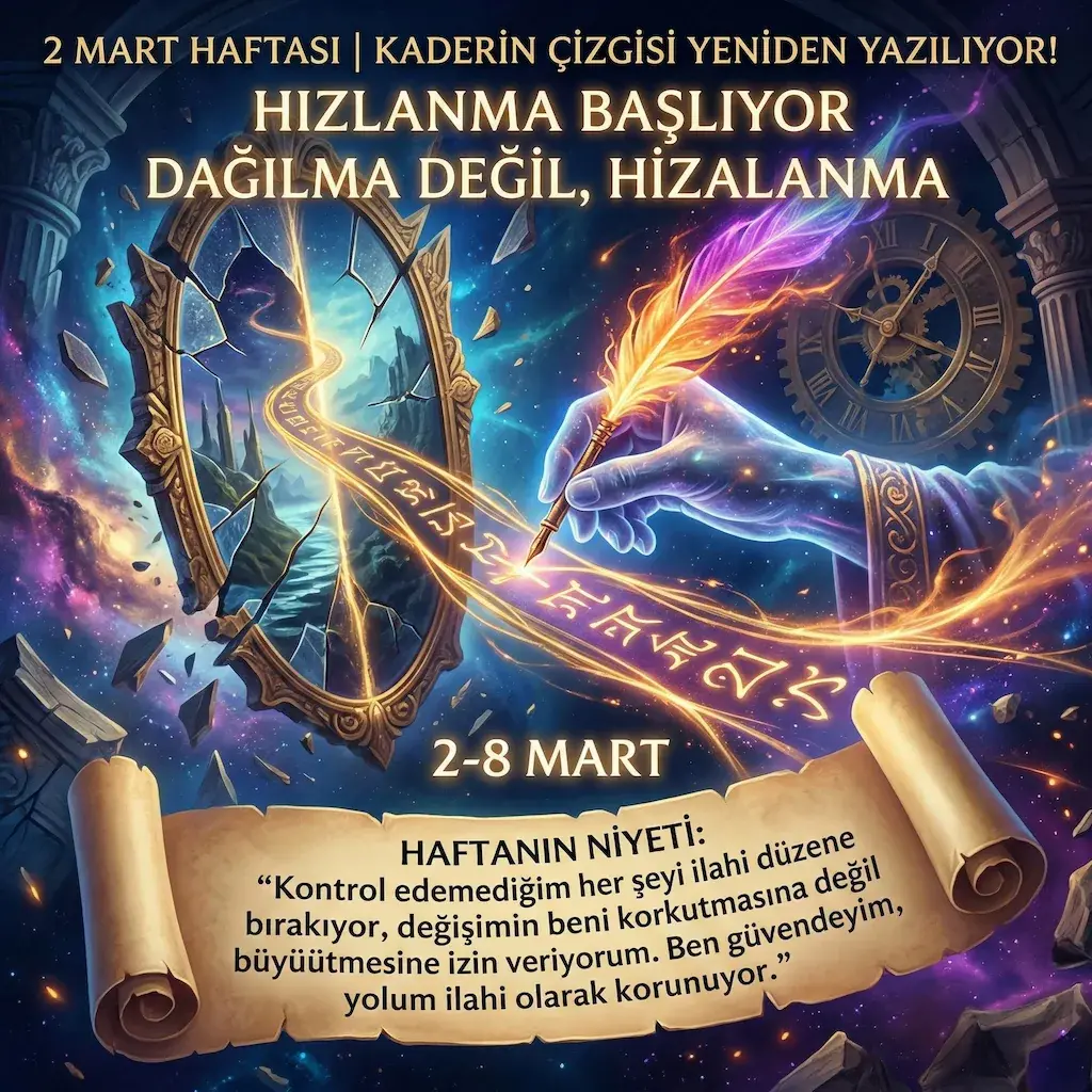 2 Mart Haftası Gökyüzü ve Enerji Raporu: Kaderin Çizgisi Yeniden Yazılıyor