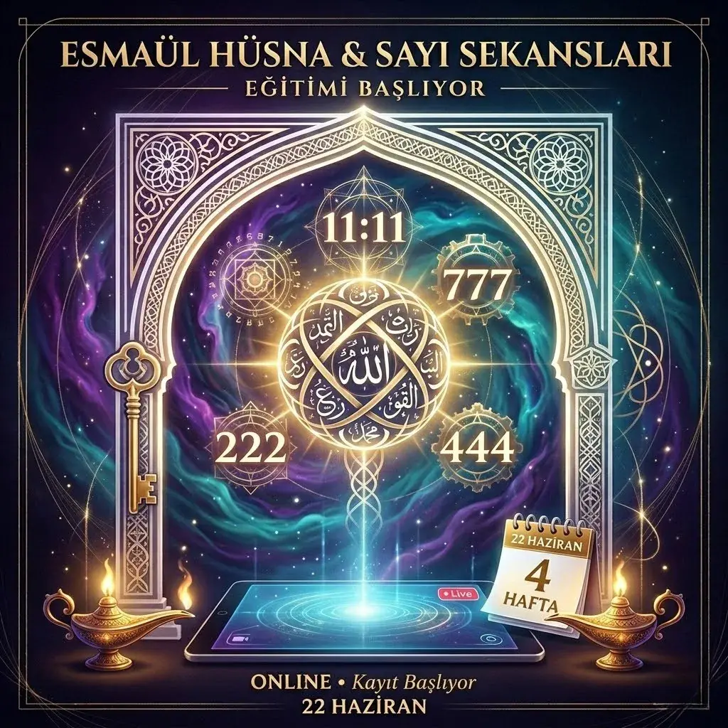 Esmaül Hüsna ve Sayı Sekansları Eğitimi: Enerjinizi ve Sezgilerinizi Keşfedin