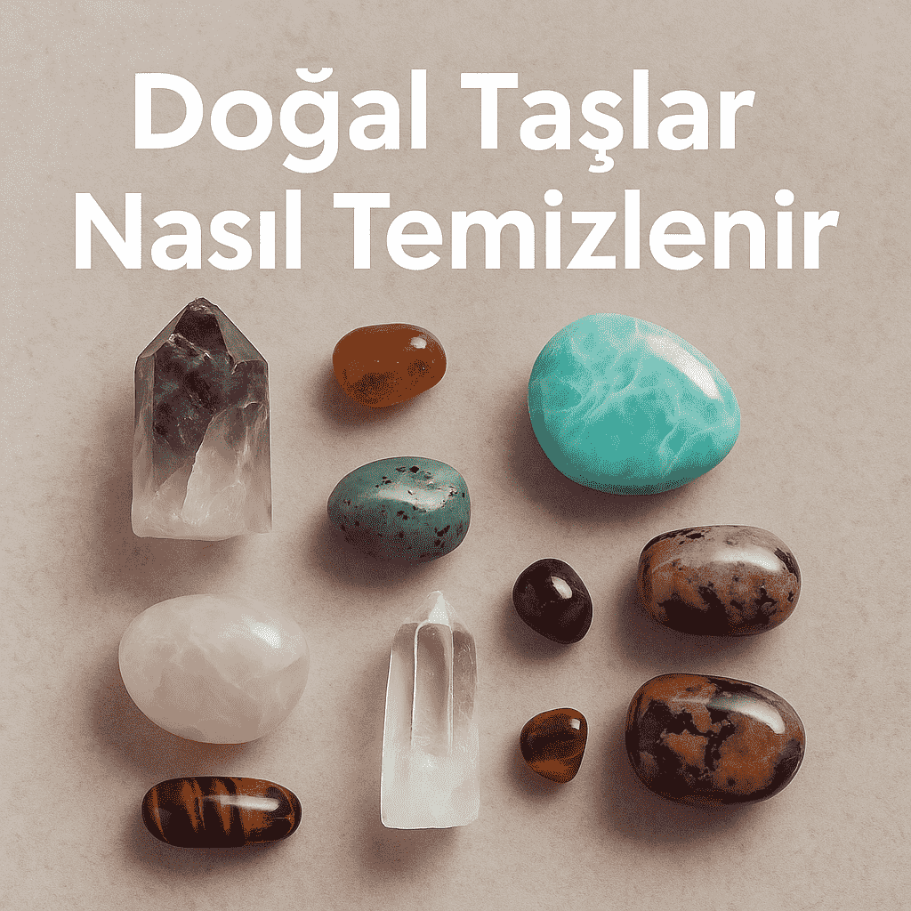 Doğal Taşlar Nasıl Temizlenir? | Enerji Temizliği Yöntemleri ve Uyumlama Rehberi