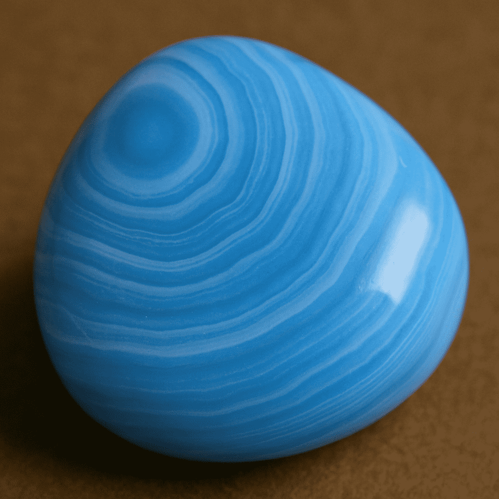 Mavi Akik Taşı | Huzur, İfade ve Ruhsal Denge Taşı