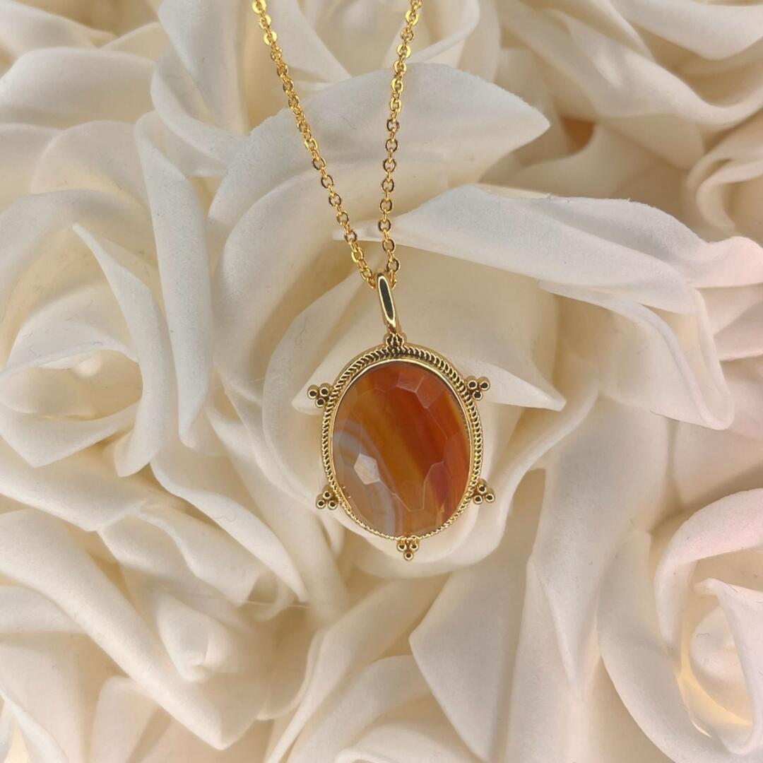 Akik Taşı Kolye - 1