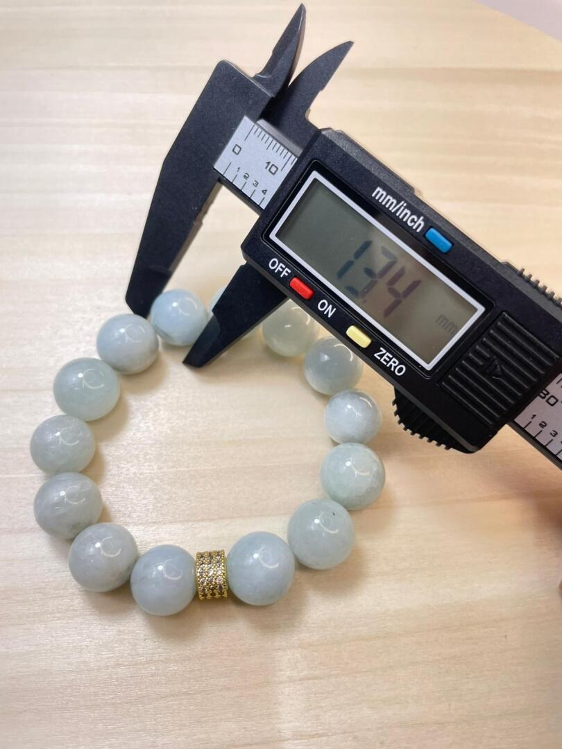 Akuamarin 13mm A+ Bileklik - 2