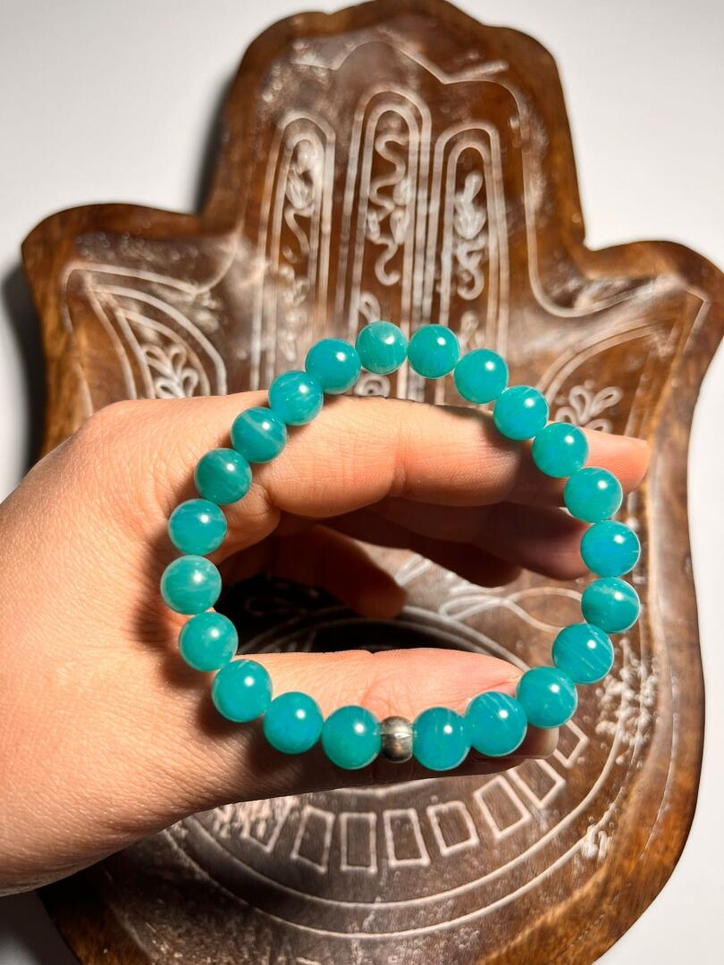 Amazonit Taşı Bileklik 8mm - 2
