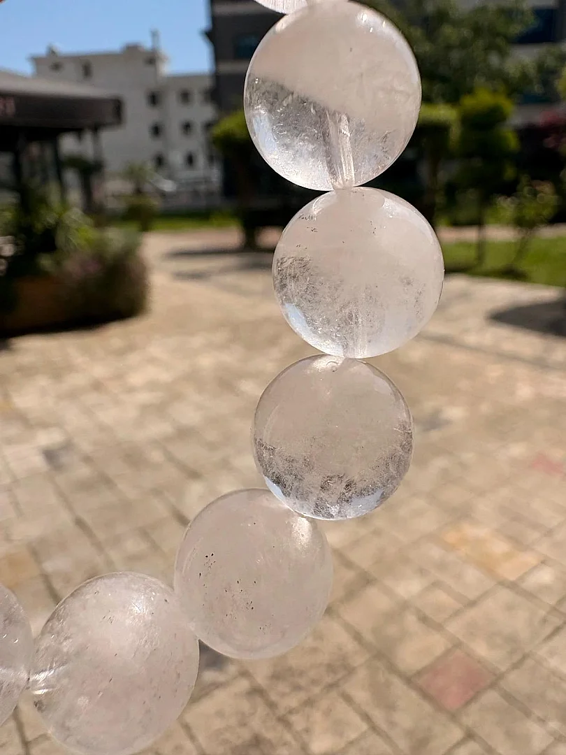 Beyaz Kuvars 14mm Bileklik - 2
