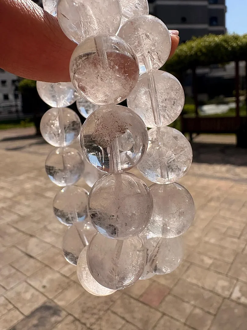 Beyaz kuvars 17 mm Bileklik - 
