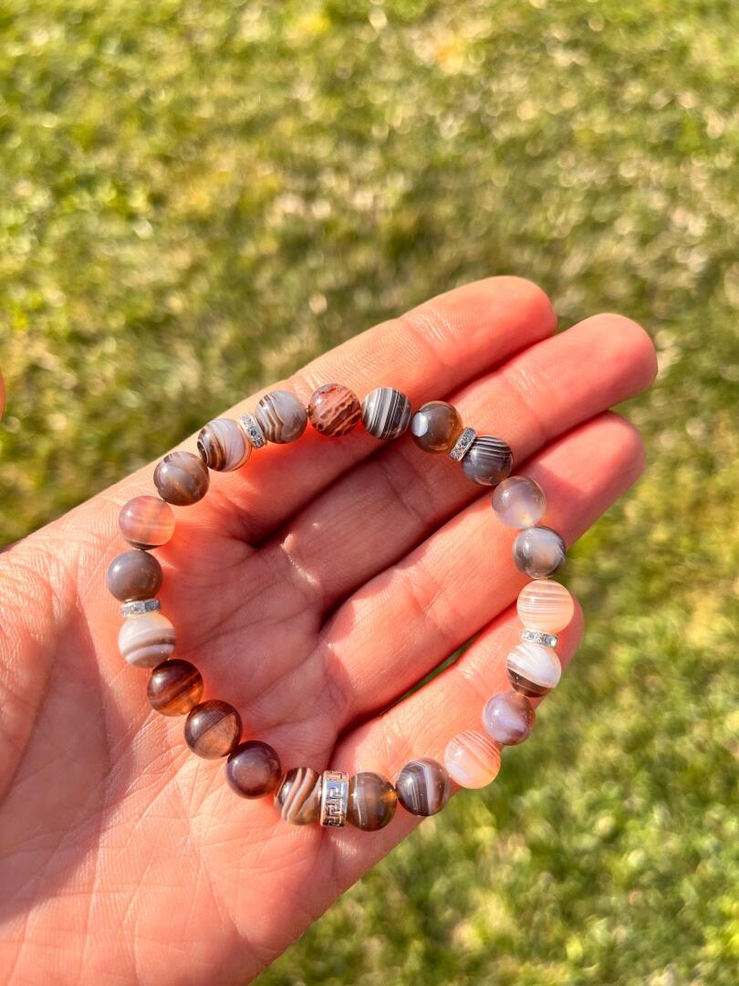 Botswana Akik Bileklik - 4