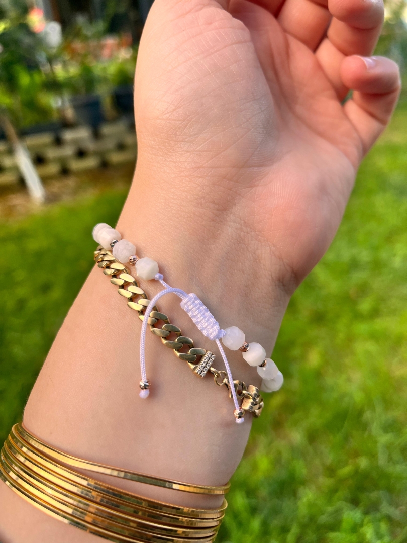 Dişil Enerji Taşı (Lunar) - Ayarlanabilir Bileklik - 3