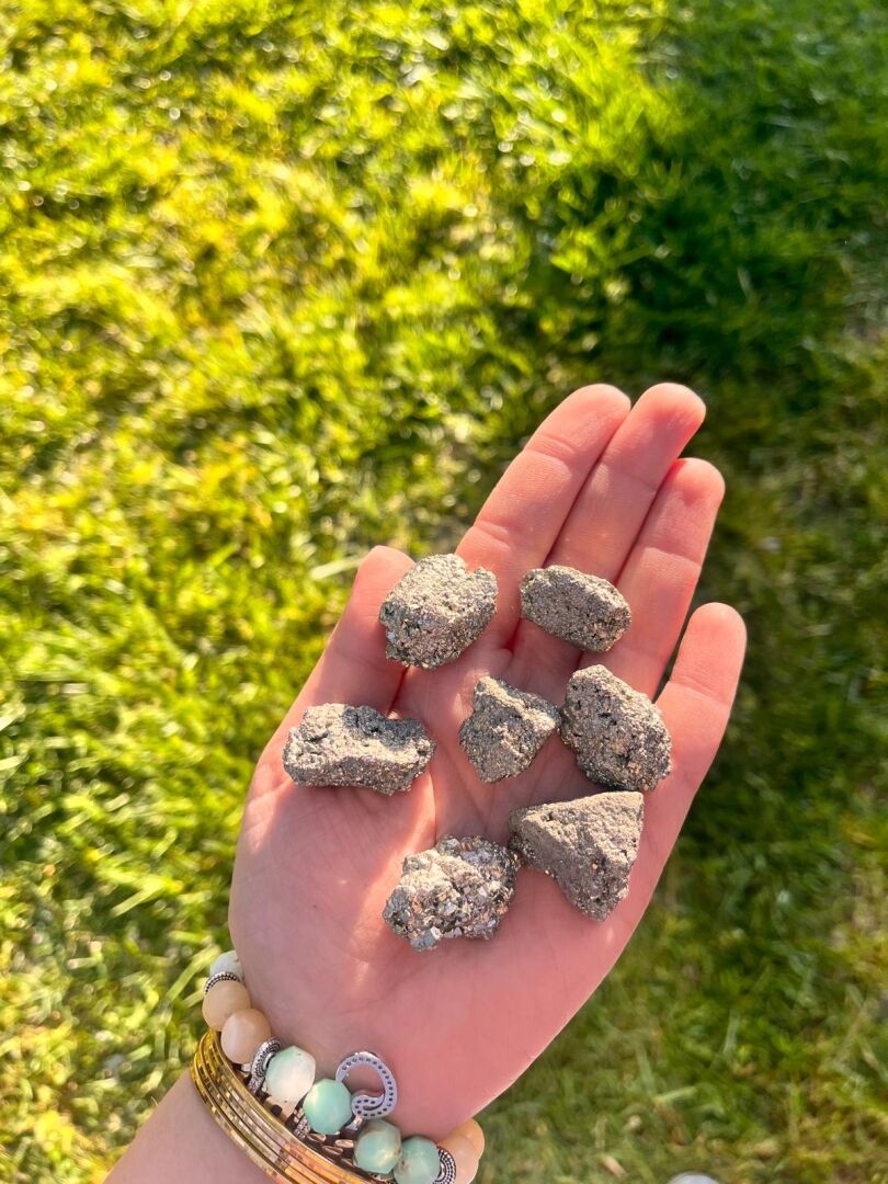 Ham Pirit Taşı 3lü Set - 2