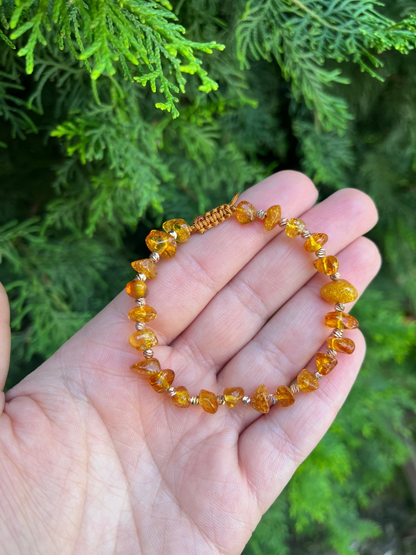 Kehribar - Ayarlanabilir Bileklik - 2