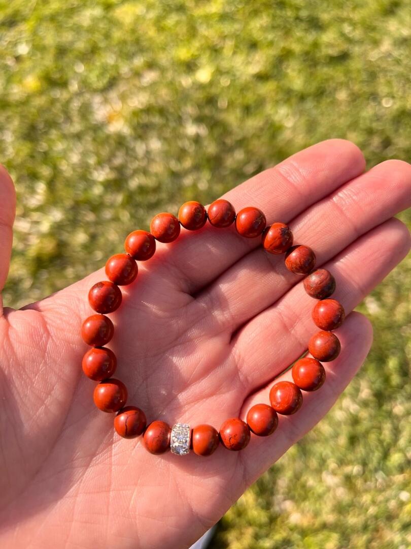 Kırmızı Jasper Bileklik - 2