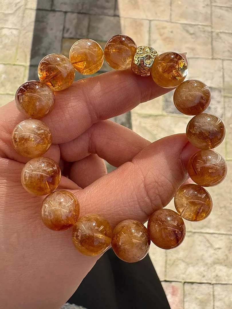 Sitrin Küre Bileklik - A++ - 6