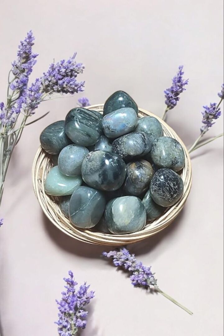 Labradorit Ham Doğal Taş - 