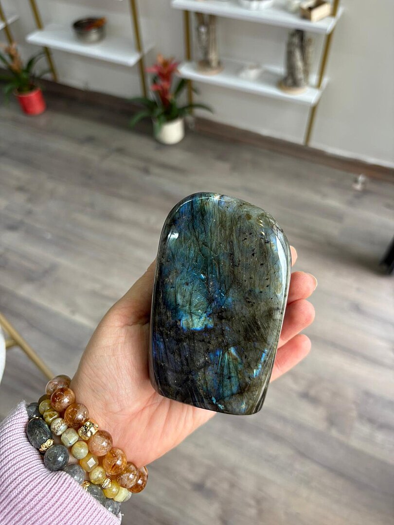 Labradorit Kütle-767 GR - 4