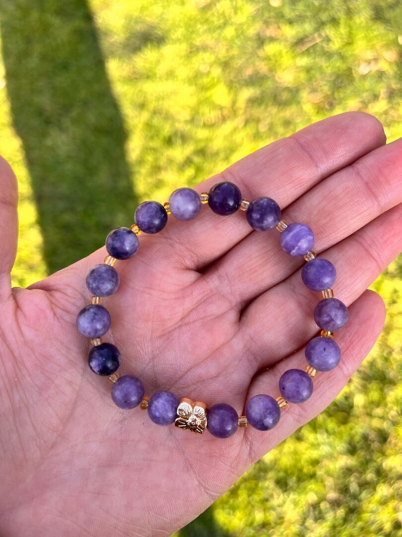 Lepidolit Bileklik - 