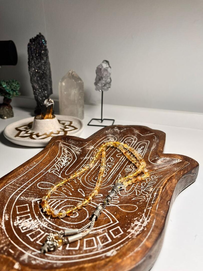 Sitrin Taşı Tesbih Uzun - 1