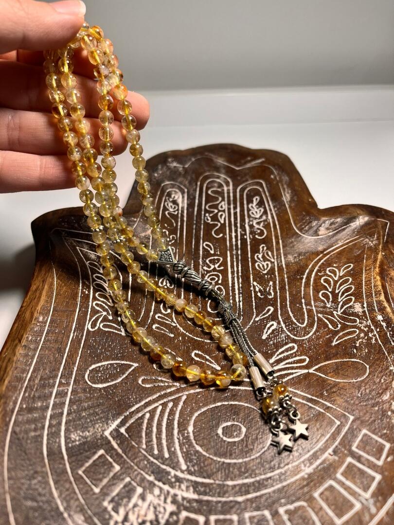 Sitrin Taşı Tesbih Uzun - 3